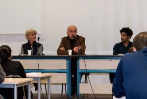 Les membres du JRS, de Véronique Albanel, d’Osman Ahmady, et de l