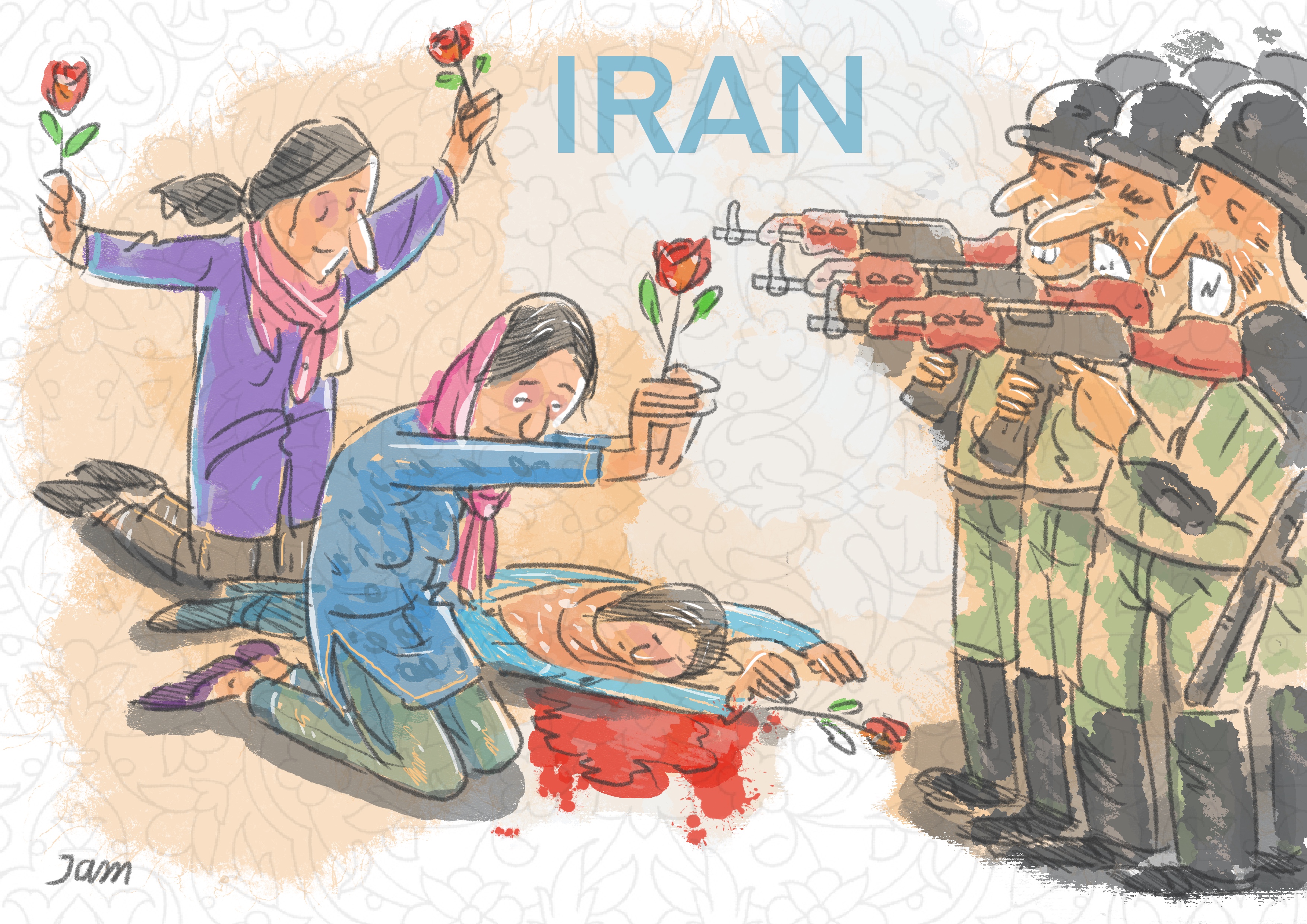 Octobre 2022: Les femmes, visages du mouvement de protestation en Iran sont victimes de la répression. Ces dernières semaines, au moins 250 manifestants et manifestantes ont été tués, ainsi que des milliers arrêtés.