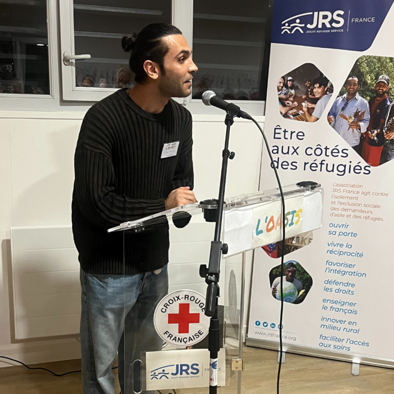 Sami, réfugié et passé par JRS France pendant son parcours de demande d'asile